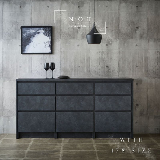 【NOT】キッチンカウンター 引出しタイプ【178㎝】