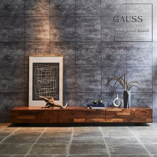 ウォールナット材を使用したガウステレビボード