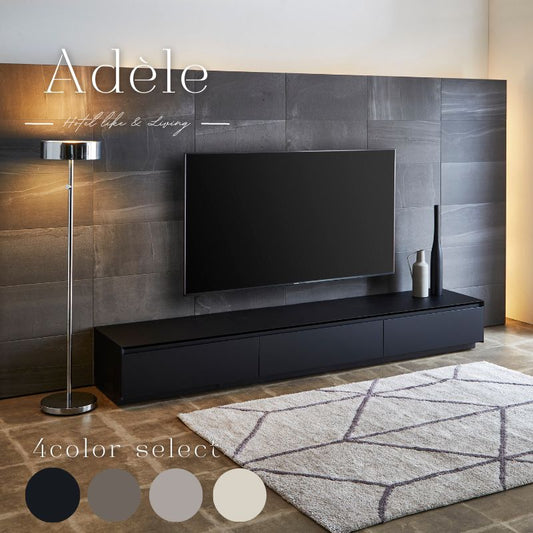 マットブラック色のテレビボード