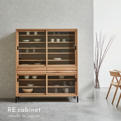 RE.】キャビネット|90cm 120cm 150cm キッチンボード 食器棚 – 河口 RE.】キャビネット|90cm 120cm 150cm キッチンボード 食器棚 – 河口