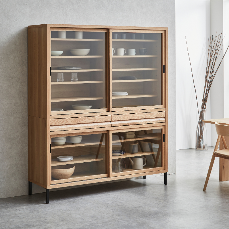 RE.】キャビネット|90cm 120cm 150cm キッチンボード 食器棚 – 河口 RE.】キャビネット|90cm 120cm 150cm キッチンボード 食器棚 – 河口