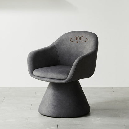 【Flow】回転チェア【ベージュ・ダークグレー】