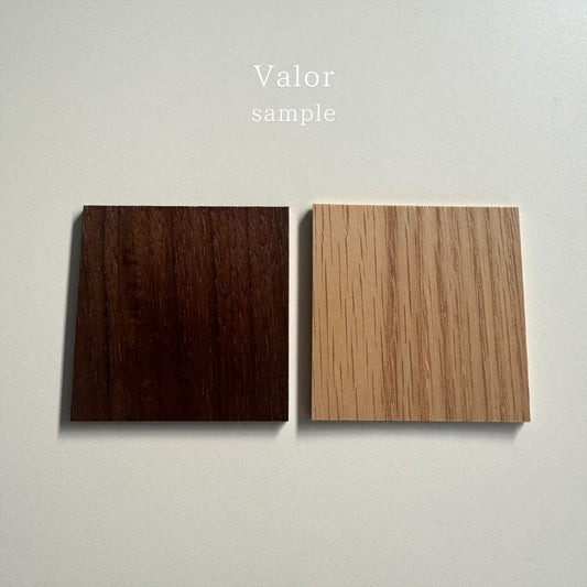 【Valor】テレビボード ローテーブル 突板サンプル（縦7×横7cm）