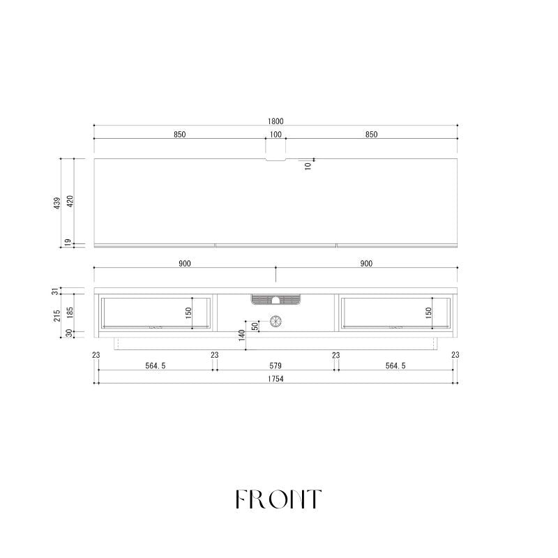 【FOGGY】テレビボード【180cm】