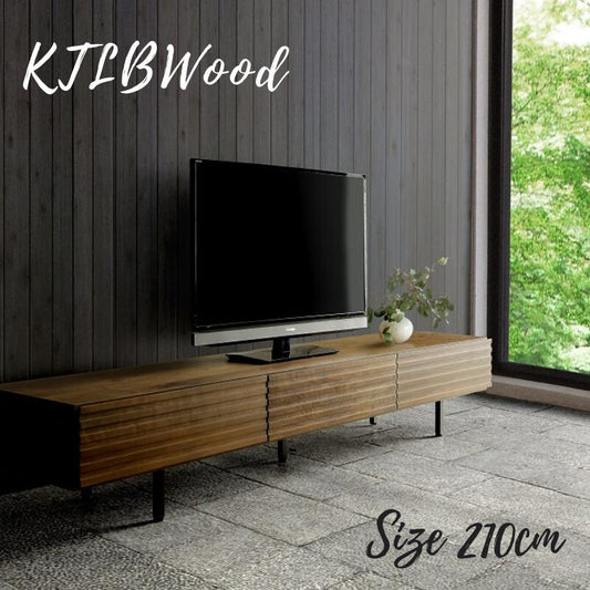 【 KTLB】テレビボード【 210cm・ブラウン】